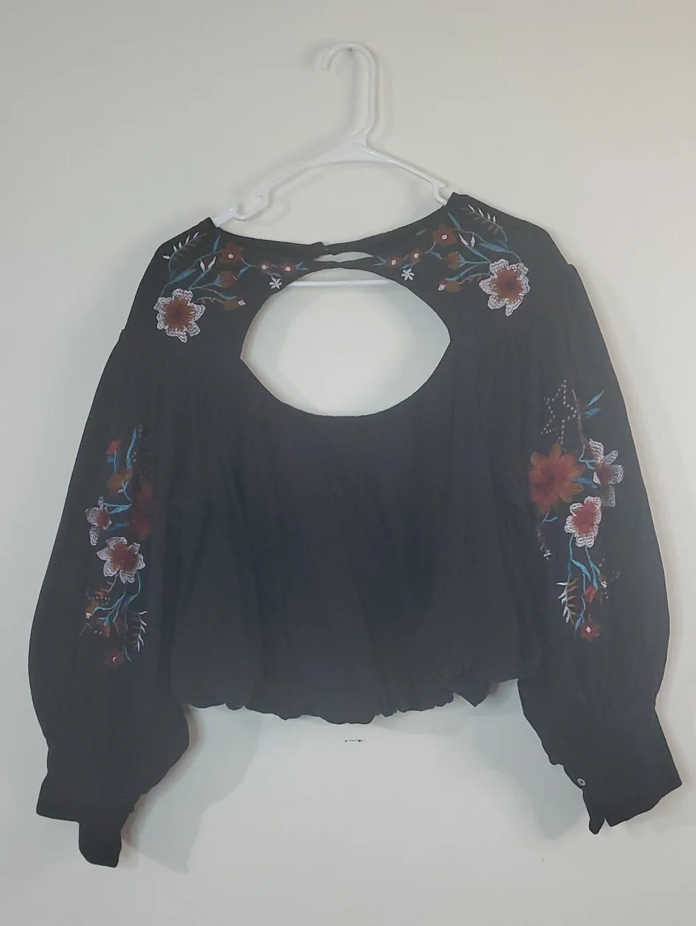 Free People black peasant